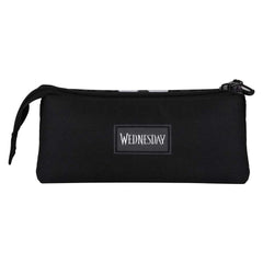 Wednesday Uniform-FAN Triple Pencil Case 2.0, Black