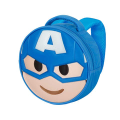 Marvel Captain America Send-Zainetto Emoji, Blu