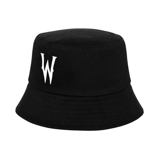 Wednesday Mercoledì W-Cappello Bambino Bucket, Nero