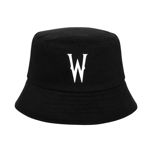 Wednesday Mercoledì W-Cappello Bambino Bucket, Nero