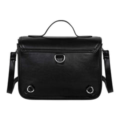 Wednesday Mercoledì Original-Borsa a Tracolla-Zaino Satchel, Nero