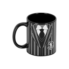 Wednesday Miércoles Uniform Tasse, Schwarz