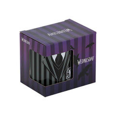 Wednesday Miércoles Uniform Tasse, Schwarz
