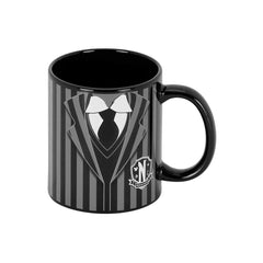 Wednesday Miércoles Uniform Tasse, Schwarz