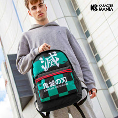 Demon Slayer Sutoriku-Mochila HS PLUS, Multicolor