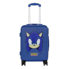 Sonic The Hedgehog Sight-Valigia da Cabina ABS 4 Ruote, Blu