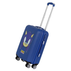 Sonic The Hedgehog Sight-Valigia da Cabina ABS 4 Ruote, Blu