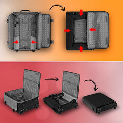 Disney Minnie Mouse Curious-Maleta de Cabina Plegable, Rojo