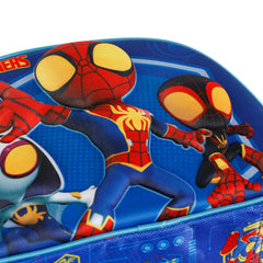 Marvel Spiderman Spinners-Borsa Porta Merenda 3D, Blu