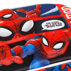 Marvel Spiderman Stronger-Borsa Porta Merenda 3D, Rosso