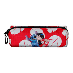 Disney Lilo and Stitch Kiss-FAN Square Pencil Case 2.2, Red