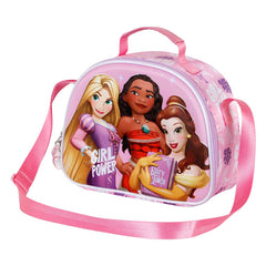 Disney Principesse Power-Borsa Porta Merenda 3D, Lilla