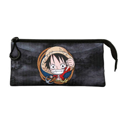 One Piece Ropes-Estuche Portatodo Triple, Negro