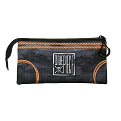 One Piece Ropes-Estuche Portatodo Triple, Negro
