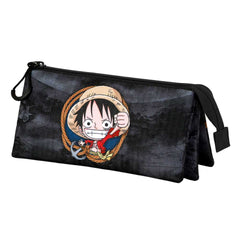 One Piece Ropes-Estuche Portatodo Triple, Negro