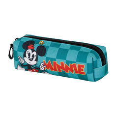 Disney Minnie Mouse Indigo-Estuche Portatodo Cuadrado FAN 2.2, Turquesa