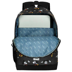 Disney Mickey Mouse Looks-Sac à dos HS PLUS, Noir