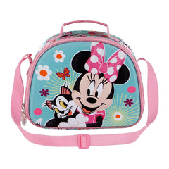 Disney Minnie Mouse Figaro-Borsa Porta Merenda 3D, Rosa