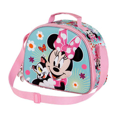 Disney Minnie Mouse Figaro-Borsa Porta Merenda 3D, Rosa
