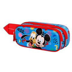 Disney Topolino Mates-Astuccio 3D Doppio, Blu