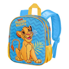 Disney El Rey León Hakuna-Mochila 3D Pequeña, Azul