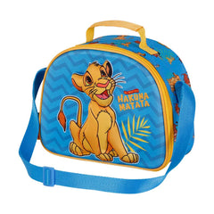 Disney Il Re Leone Hakuna-Borsa Porta Merenda 3D, Blu