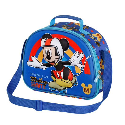 Disney Mickey Mouse Freestyle-Sac Repas 3D, Bleu