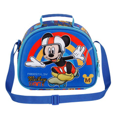 Disney Topolino Freestyle-Borsa Porta Merenda 3D, Blu