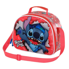Disney Lilo e Stitch Thing-Borsa Porta Merenda 3D, Rosa
