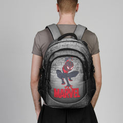 Marvel Spiderman Spin-PLUS Running Backpack, Grey