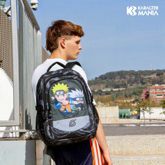 Naruto Kid-Mochila Running PLUS, Gris