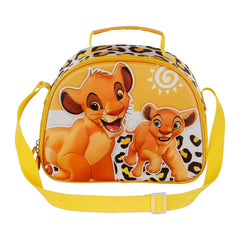 Disney Il Re Leone Africa-Borsa Porta Merenda 3D, Giallo