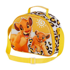 Disney Il Re Leone Africa-Borsa Porta Merenda 3D, Giallo