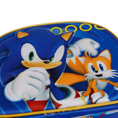Sonic The Hedgehog Tails-Borsa Porta Merenda 3D, Blu