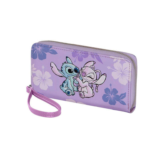 Disney Lilo and Stitch Stitch & Angel-Essential Wallet, Lilac