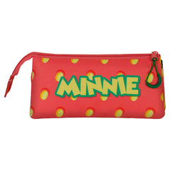 Disney Minnie Mouse Fresh-Triplicate Pencil Case, Pink