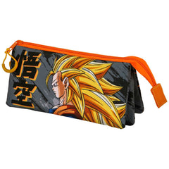Dragon Ball Warrior-Triple Pencil Case, Multicolour