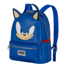 Sonic The Hedgehog - SEGA Face-Sac à dos Heady, Bleu