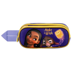 Disney Wish: El Poder De Los Deseos Star-Estuche Portatodo 3D Doble, Lila