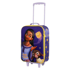Disney Wish Star-Soft 3D Trolley Suitcase, Lilac