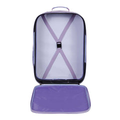 Wednesday Chibi-Soft 3D Trolley Suitcase, Lilac