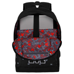 Disney Minnie Mouse Symbol-Sac à dos HS Silver, Noir