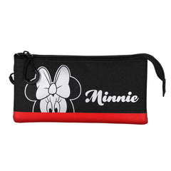 Disney Minnie Mouse Sparkle-Portatodo HS Silver, Negro