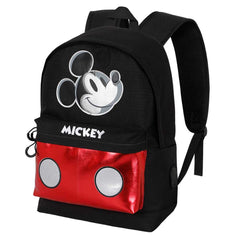 Disney Topolino Iconic-Zaino HS Silver, Nero