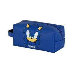 Sonic The Hedgehog - SEGA Sight-PLUS Brick Travel Toiletry Bag, Blue