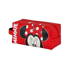 Disney Minnie Mouse Curious-Borsa da Toilette da Viaggio Brick PLUS, Rosso