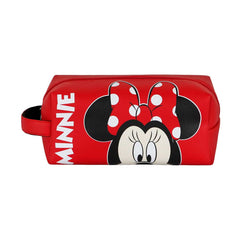 Disney Minnie Mouse Curious-Borsa da Toilette da Viaggio Brick PLUS, Rosso