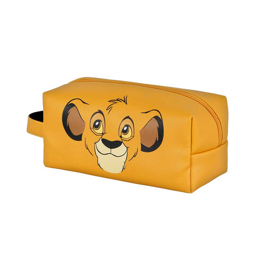 Disney Il Re Leone Face-Borsa da Toilette da Viaggio Brick PLUS, Giallo