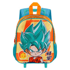 Dragon Ball Super-Sac à dos à Roulettes Petit, Multicolore