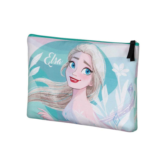 Disney Frozen 2 Summer-Borsa da Toilette Pochette Soleil, Blu